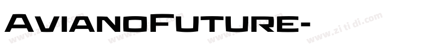 AvianoFuture字体转换