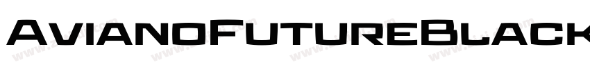 AvianoFutureBlackFas字体转换