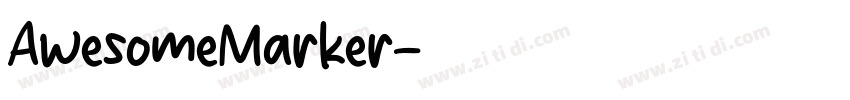 AwesomeMarker字体转换
