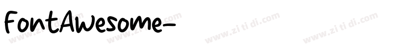 FontAwesome字体转换
