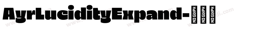 AyrLucidityExpand字体转换