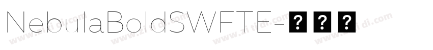 NebulaBoldSWFTE字体转换