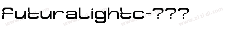 futuralightc字体转换