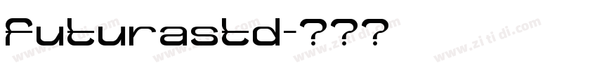 futurastd字体转换