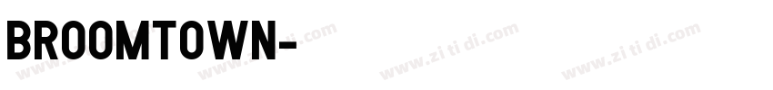 BROOMTOWN字体转换