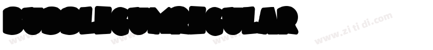 BubblegumRegular字体转换