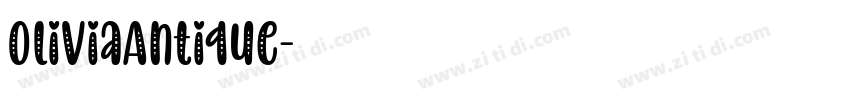OliviaAntique字体转换