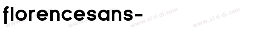 florencesans字体转换