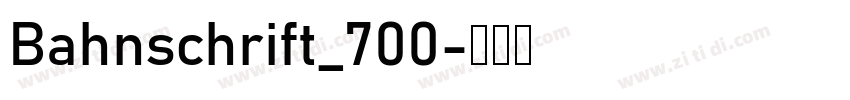 Bahnschrift_700字体转换