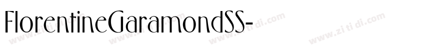 FlorentineGaramondSS字体转换