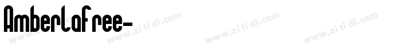 Amberlafree字体转换