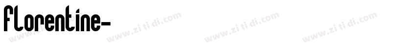 Florentine字体转换
