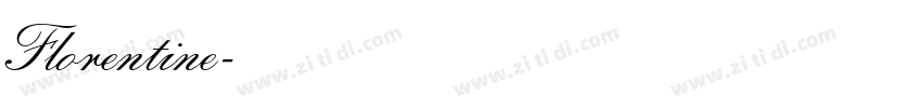 Florentine字体转换