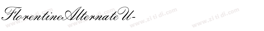 FlorentineAlternateU字体转换 FlorentineAlternateU字体转换