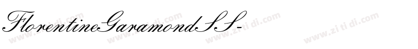 FlorentineGaramondSS字体转换