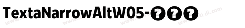 TextaNarrowAltW05字体转换