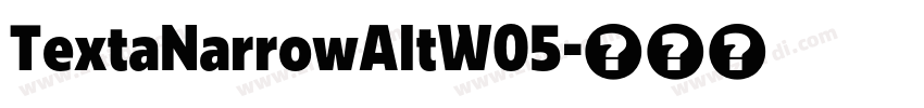 TextaNarrowAltW05字体转换