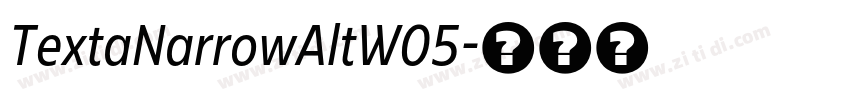 TextaNarrowAltW05字体转换