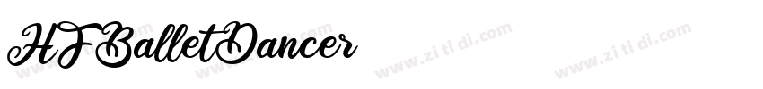HFBalletDancer字体转换