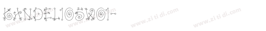 Kandel105W01字体转换