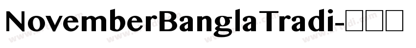 NovemberBanglaTradi字体转换