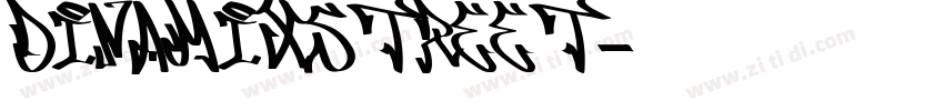 DinamixStreet字体转换