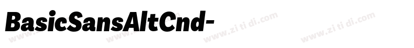 BasicSansAltCnd字体转换 BasicSansAltCnd字体转换