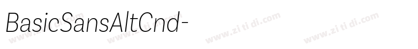 BasicSansAltCnd字体转换 BasicSansAltCnd字体转换