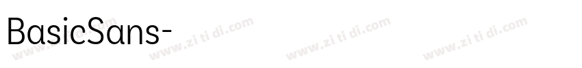 BasicSans字体转换