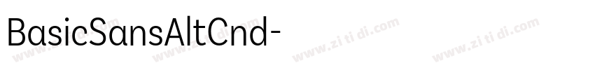BasicSansAltCnd字体转换 BasicSansAltCnd字体转换