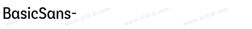 BasicSans字体转换