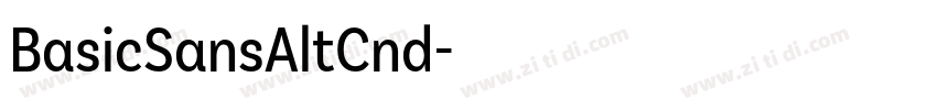BasicSansAltCnd字体转换 BasicSansAltCnd字体转换