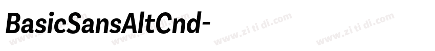 BasicSansAltCnd字体转换 BasicSansAltCnd字体转换
