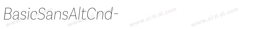 BasicSansAltCnd字体转换 BasicSansAltCnd字体转换