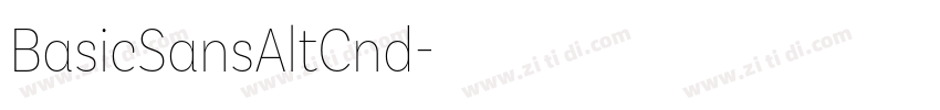 BasicSansAltCnd字体转换 BasicSansAltCnd字体转换