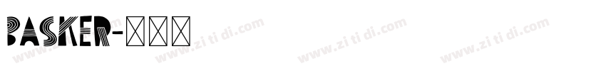 basker字体转换