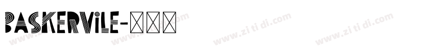 baskervile字体转换 baskervile字体转换