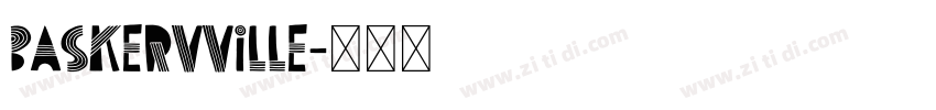 baskervville字体转换
