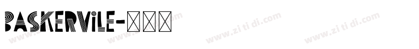 baskervile字体转换 baskervile字体转换