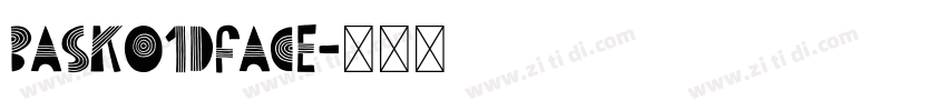 Bask01dFace字体转换