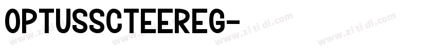 OptusSCTEEReg字体转换