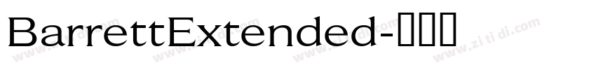 BarrettExtended字体转换