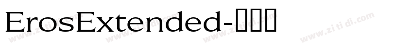ErosExtended字体转换
