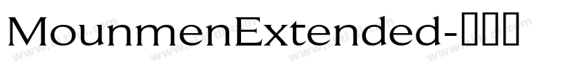 MounmenExtended字体转换