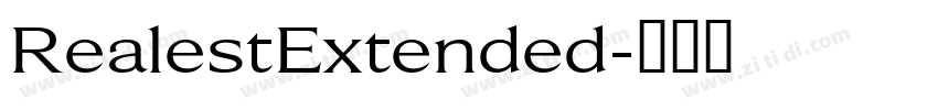 RealestExtended字体转换