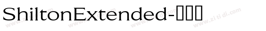 ShiltonExtended字体转换