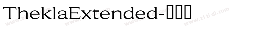 TheklaExtended字体转换
