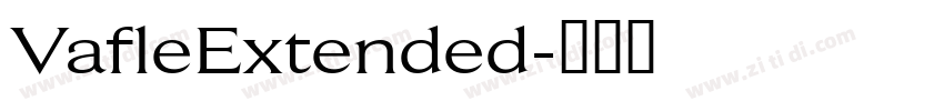 VafleExtended字体转换