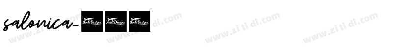 salonica字体转换
