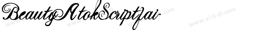BeautyAtokScriptfai字体转换